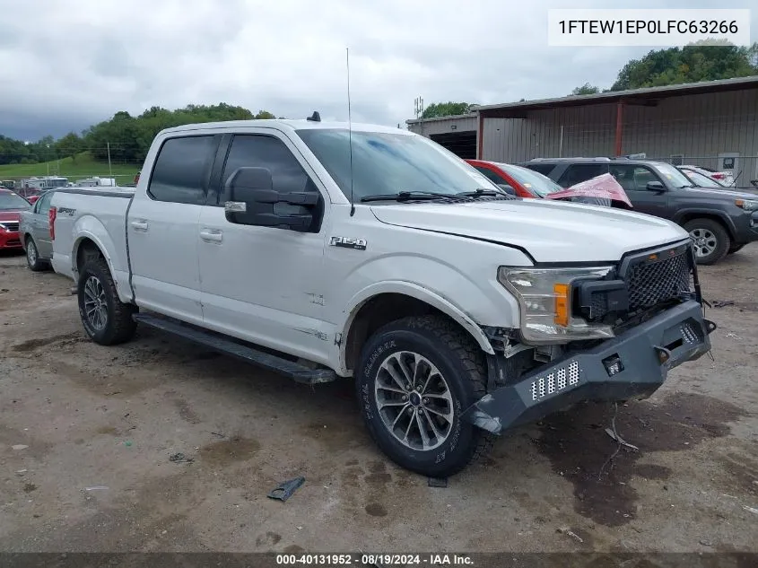 2020 Ford F-150 Xlt VIN: 1FTEW1EP0LFC63266 Lot: 40131952