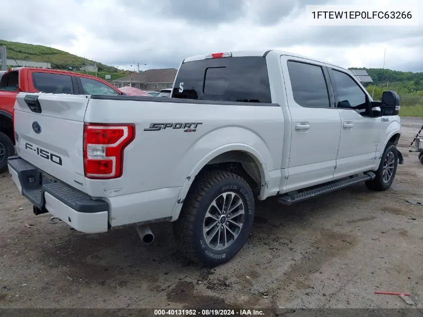 1FTEW1EP0LFC63266 2020 Ford F-150 Xlt