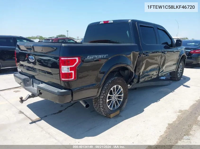 1FTEW1C58LKF46720 2020 Ford F-150 Xlt