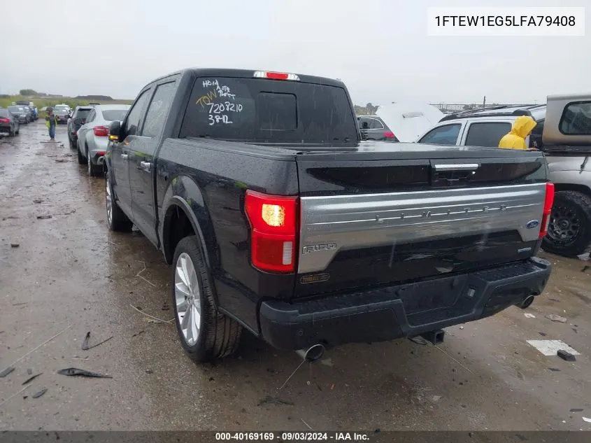 1FTEW1EG5LFA79408 2020 Ford F-150 Limited