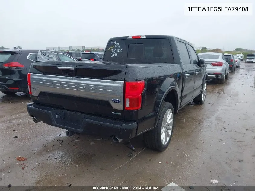 1FTEW1EG5LFA79408 2020 Ford F-150 Limited