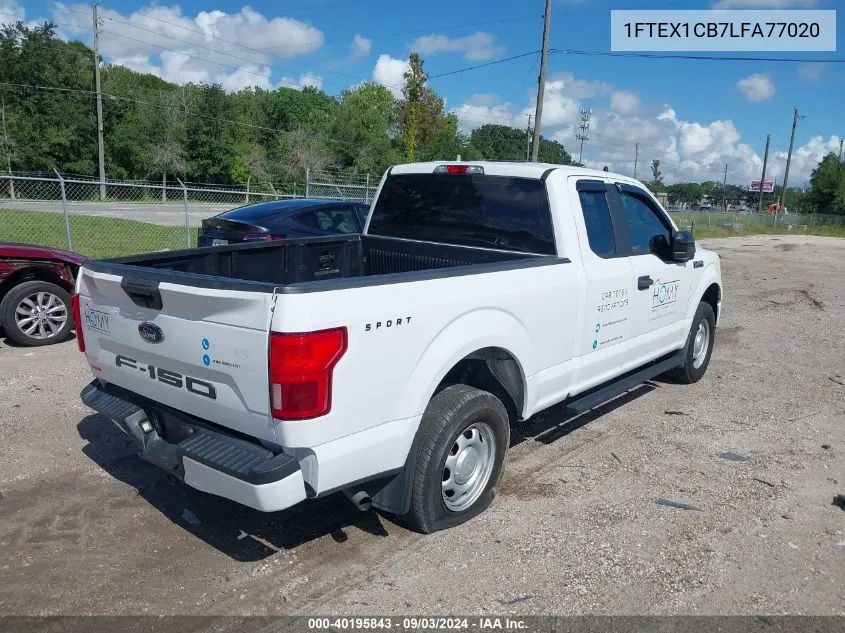 1FTEX1CB7LFA77020 2020 Ford F-150 Xl