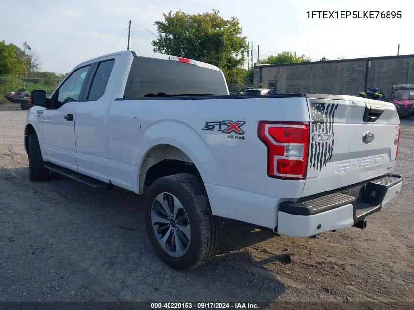 2020 Ford F-150 Xl VIN: 1FTEX1EP5LKE76895 Lot: 40220153