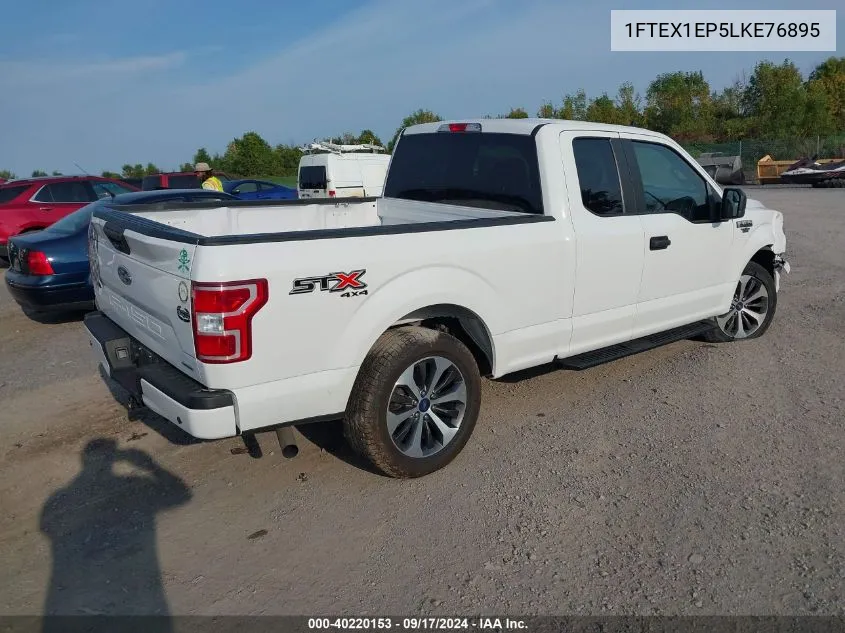 2020 Ford F-150 Xl VIN: 1FTEX1EP5LKE76895 Lot: 40220153