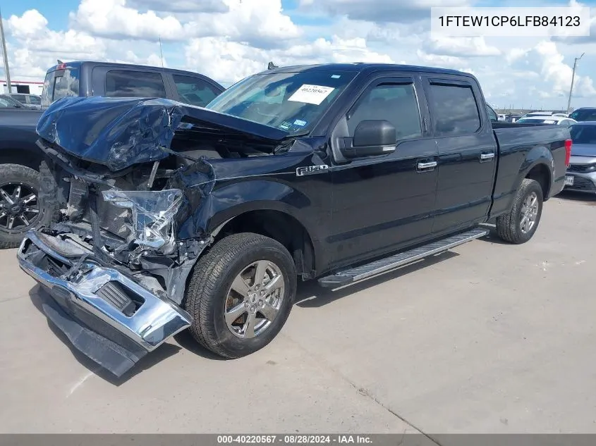 2020 Ford F-150 Xlt VIN: 1FTEW1CP6LFB84123 Lot: 40220567