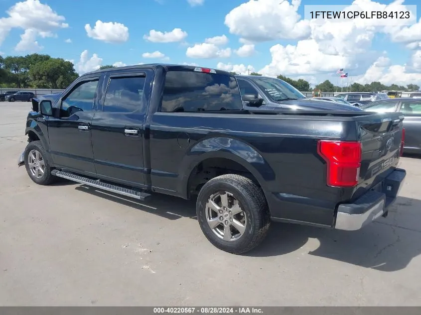 2020 Ford F-150 Xlt VIN: 1FTEW1CP6LFB84123 Lot: 40220567