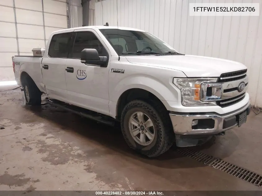 2020 Ford F-150 Xlt VIN: 1FTFW1E52LKD82706 Lot: 40228482