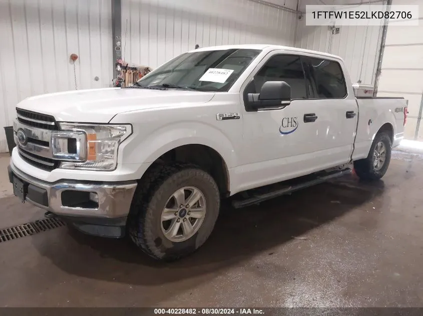 1FTFW1E52LKD82706 2020 Ford F-150 Xlt