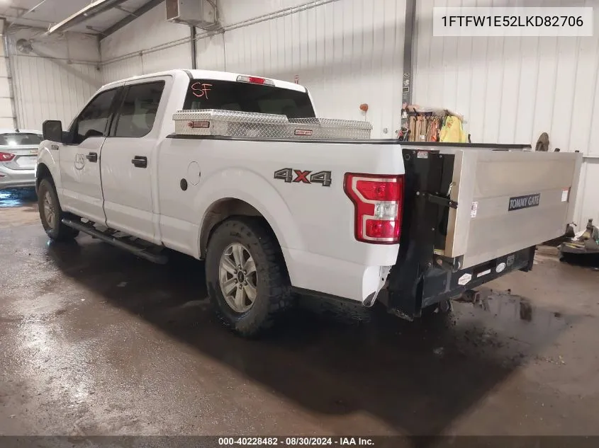 2020 Ford F-150 Xlt VIN: 1FTFW1E52LKD82706 Lot: 40228482