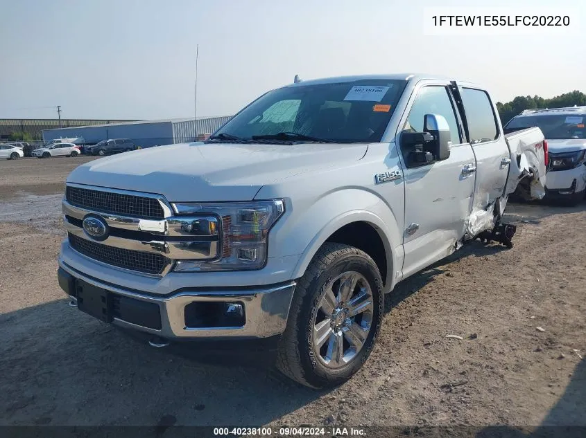 1FTEW1E55LFC20220 2020 Ford F-150 King Ranch