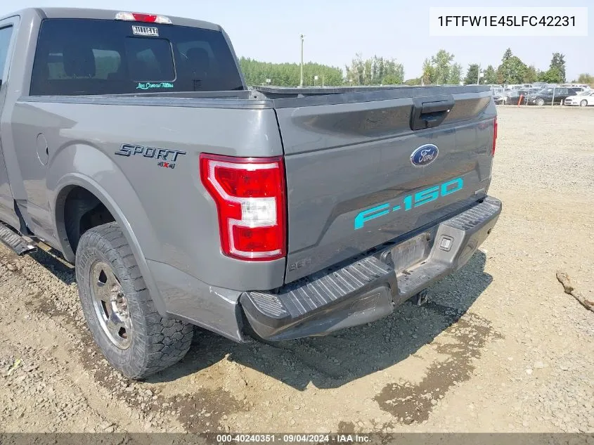 1FTFW1E45LFC42231 2020 Ford F-150 Xlt