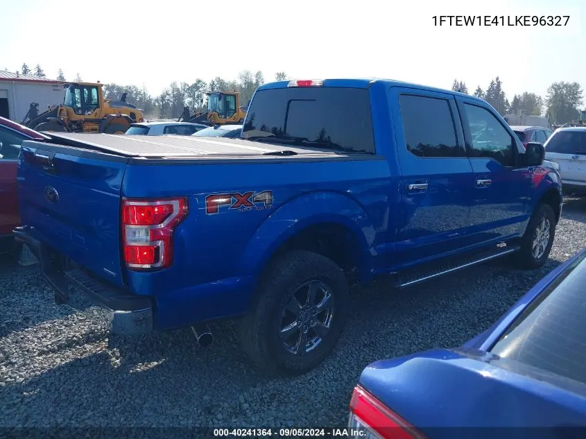 2020 Ford F-150 Xlt VIN: 1FTEW1E41LKE96327 Lot: 40241364