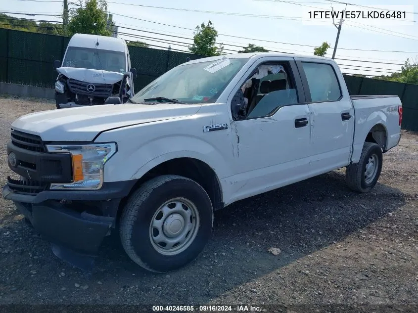 2020 Ford F-150 Xl VIN: 1FTEW1E57LKD66481 Lot: 40246585