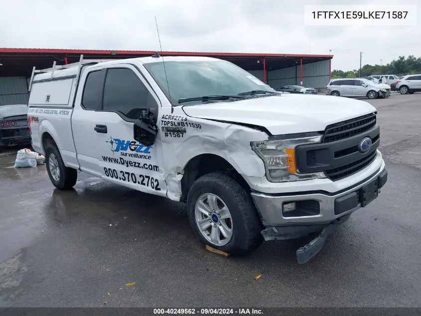 1FTFX1E59LKE71587 2020 Ford F-150 Xl