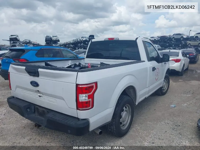 2020 Ford F-150 Xl VIN: 1FTMF1CB2LKD06242 Lot: 40249799