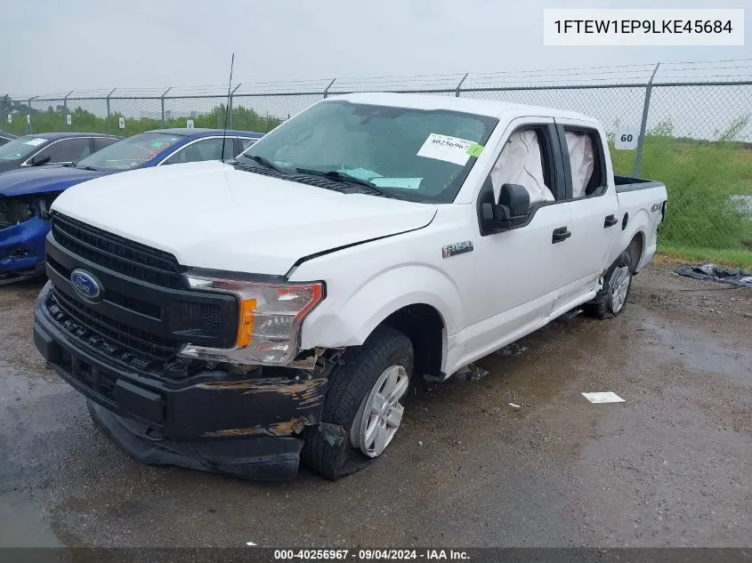 2020 Ford F-150 Xl VIN: 1FTEW1EP9LKE45684 Lot: 40256967