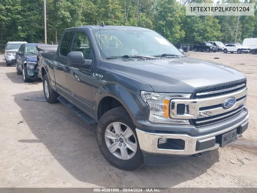 2020 Ford F-150 Xlt VIN: 1FTEX1EP2LKF01204 Lot: 40261595