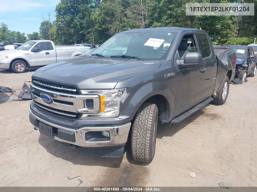 2020 Ford F-150 Xlt VIN: 1FTEX1EP2LKF01204 Lot: 40261595