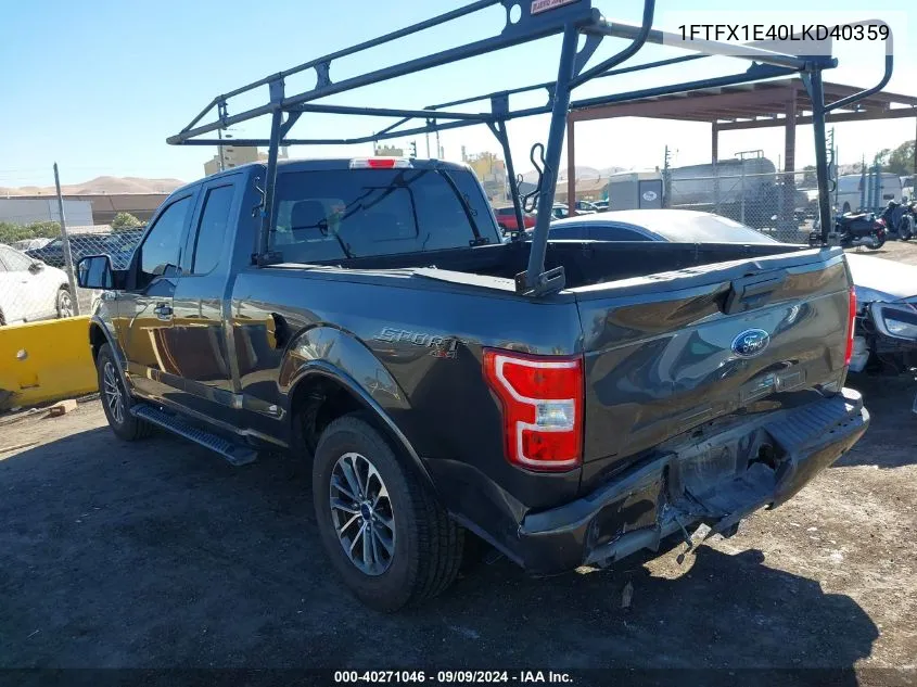 2020 Ford F-150 Xlt VIN: 1FTFX1E40LKD40359 Lot: 40271046