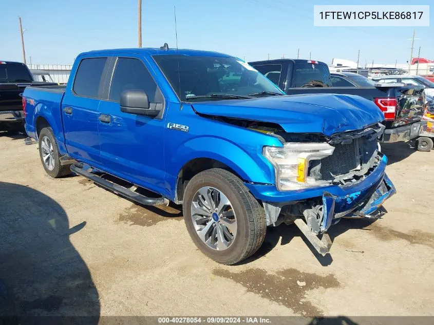 2020 Ford F-150 Xl VIN: 1FTEW1CP5LKE86817 Lot: 40278054