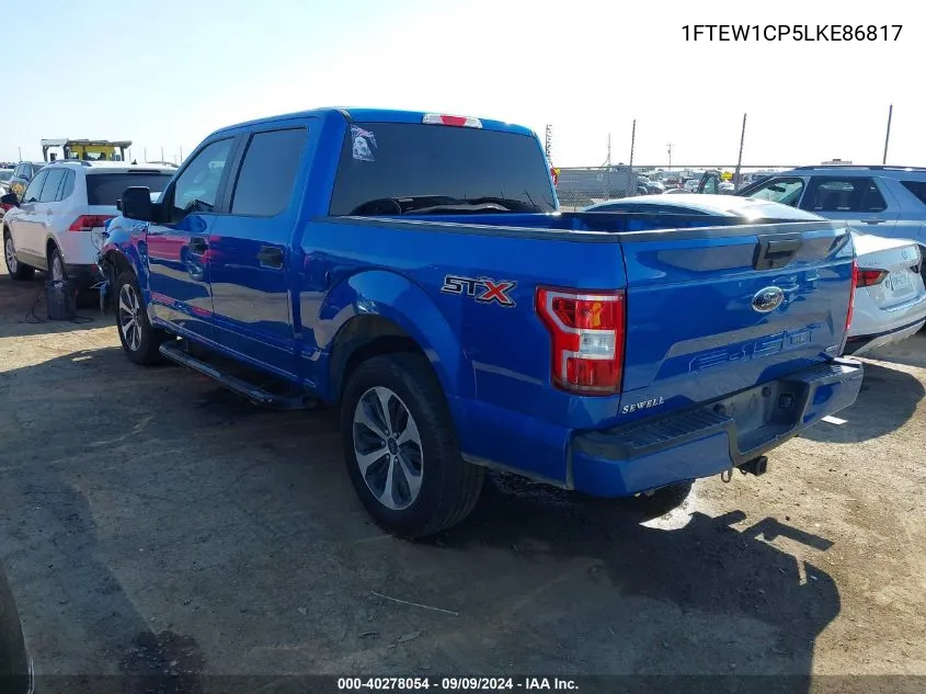 2020 Ford F-150 Xl VIN: 1FTEW1CP5LKE86817 Lot: 40278054