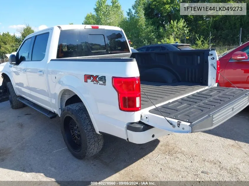 2020 Ford F-150 Xlt VIN: 1FTEW1E44LKD49273 Lot: 40278560