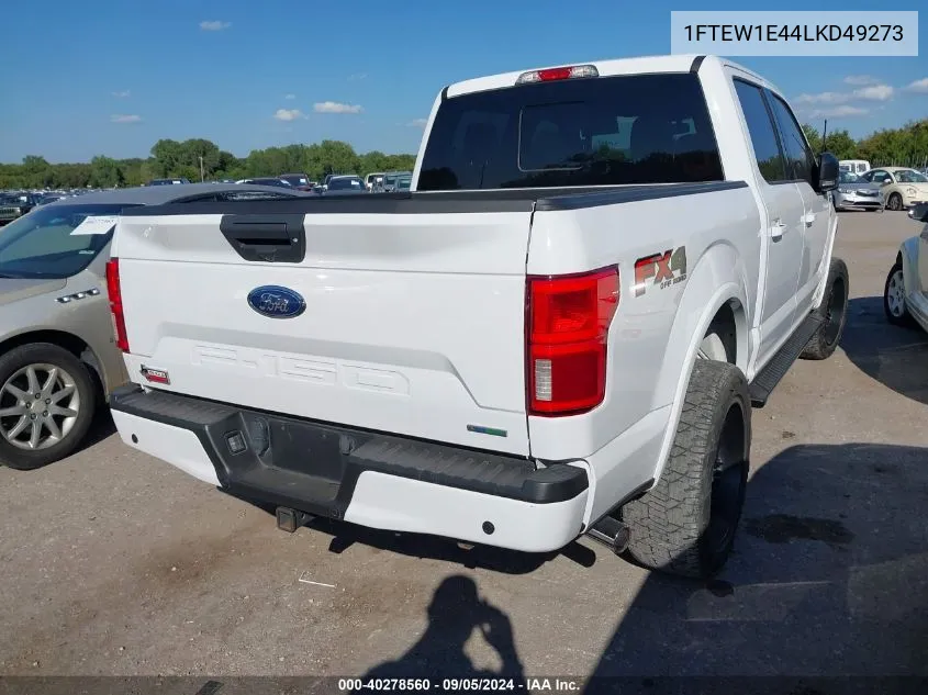 2020 Ford F-150 Xlt VIN: 1FTEW1E44LKD49273 Lot: 40278560