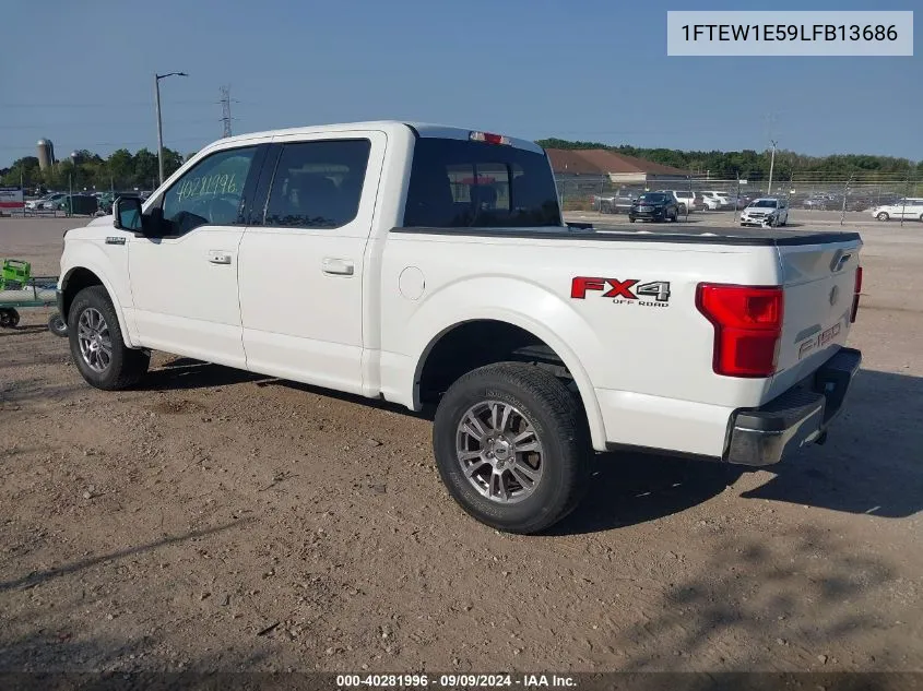 1FTEW1E59LFB13686 2020 Ford F-150 Lariat