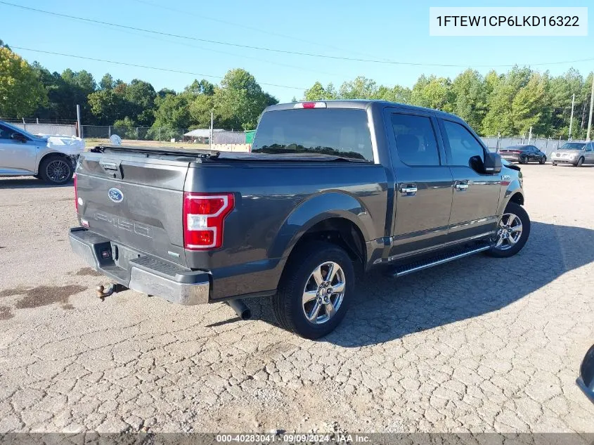 2020 Ford F-150 Xlt VIN: 1FTEW1CP6LKD16322 Lot: 40283041