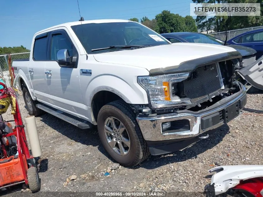 2020 Ford F150 Supercrew VIN: 1FTEW1E56LFB35273 Lot: 40285965