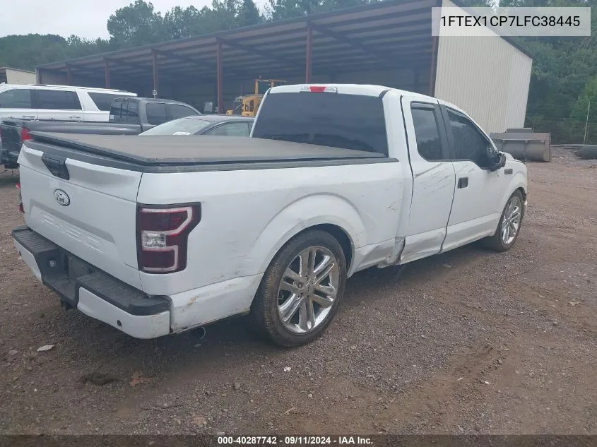 2020 Ford F-150 Xl VIN: 1FTEX1CP7LFC38445 Lot: 40287742