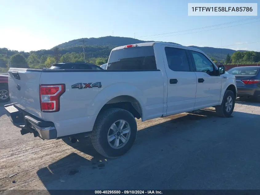 1FTFW1E58LFA85786 2020 Ford F-150 Supercrew