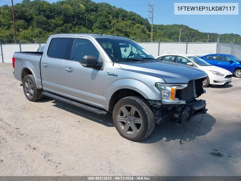 1FTEW1EP1LKD87117 2020 Ford F-150 Xlt