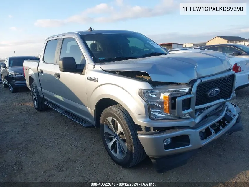 2020 Ford F150 Supercrew VIN: 1FTEW1CPXLKD89290 Lot: 40322673