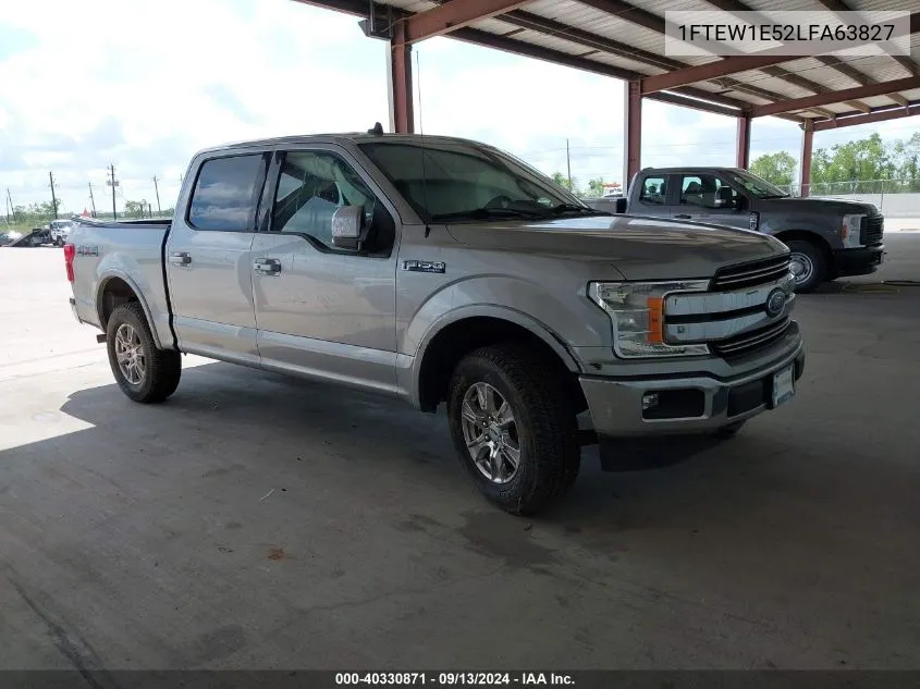 1FTEW1E52LFA63827 2020 Ford F-150 Lariat