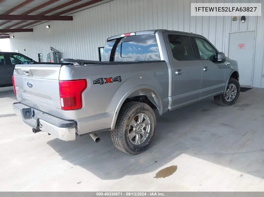 1FTEW1E52LFA63827 2020 Ford F-150 Lariat