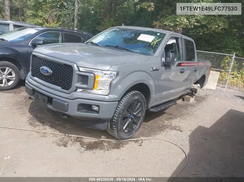 2020 Ford F150 Supercrew VIN: 1FTEW1E49LFC77530 Lot: 40335439