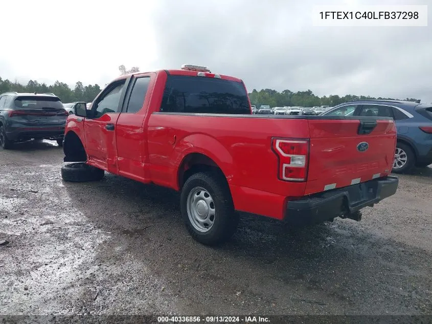 2020 Ford F150 Super Cab VIN: 1FTEX1C40LFB37298 Lot: 40336856