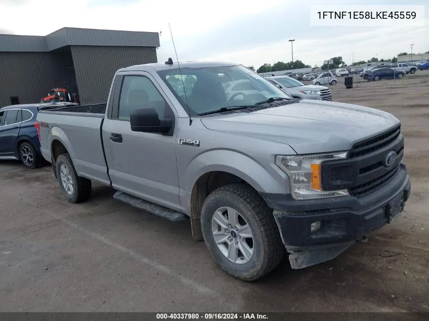 2020 Ford F-150 Xl VIN: 1FTNF1E58LKE45559 Lot: 40337980