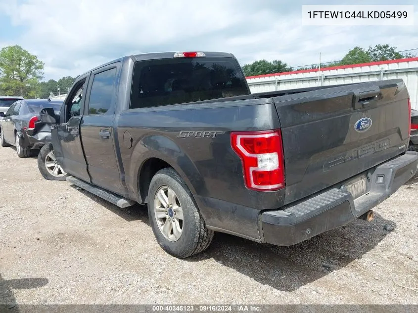 2020 Ford F-150 Xl VIN: 1FTEW1C44LKD05499 Lot: 40345123