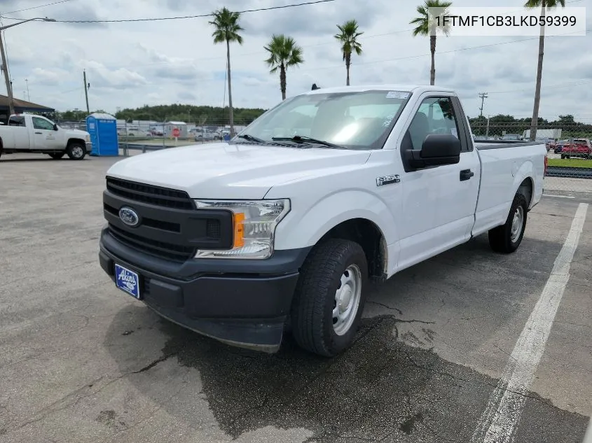 2020 Ford F150 VIN: 1FTMF1CB3LKD59399 Lot: 40363531