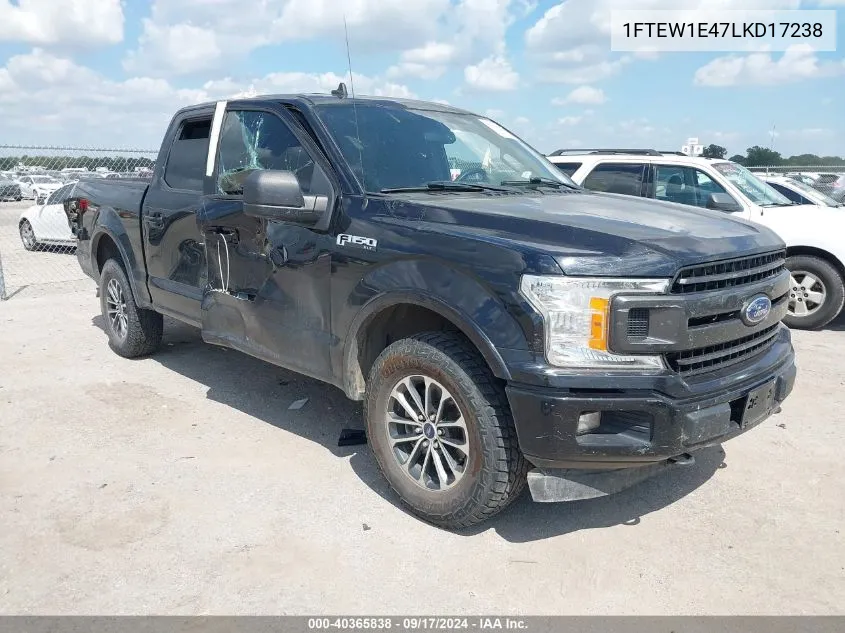 2020 Ford F-150 Xlt VIN: 1FTEW1E47LKD17238 Lot: 40365838