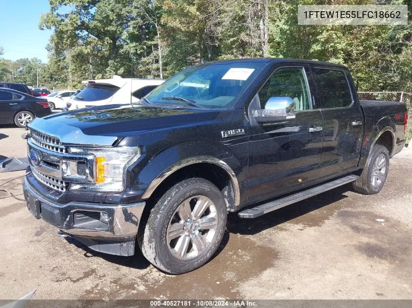 1FTEW1E55LFC18662 2020 Ford F-150 Xlt