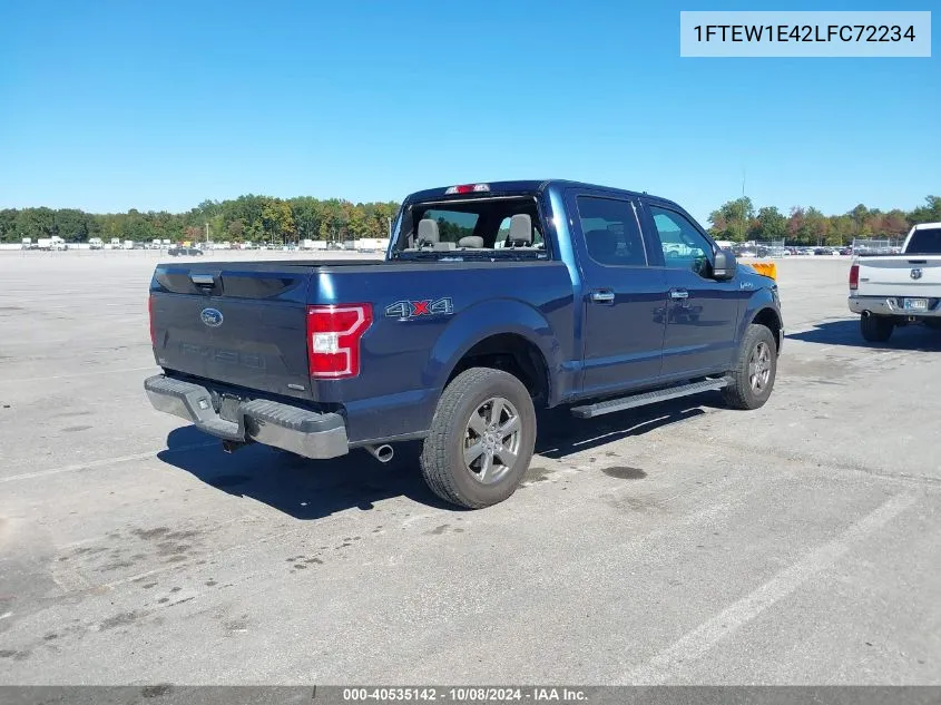 2020 Ford F-150 Xlt VIN: 1FTEW1E42LFC72234 Lot: 40535142