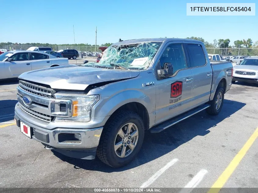 1FTEW1E58LFC45404 2020 Ford F-150 Xlt