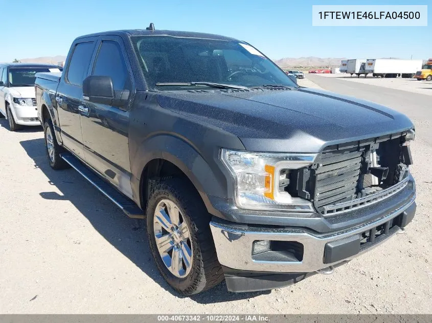 2020 Ford F-150 Xlt VIN: 1FTEW1E46LFA04500 Lot: 40673342