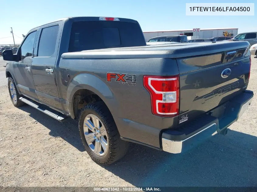 2020 Ford F-150 Xlt VIN: 1FTEW1E46LFA04500 Lot: 40673342