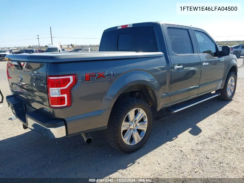 2020 Ford F-150 Xlt VIN: 1FTEW1E46LFA04500 Lot: 40673342