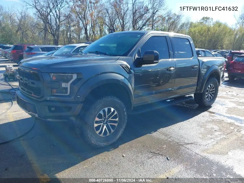 1FTFW1RG1LFC41632 2020 Ford F-150 Raptor