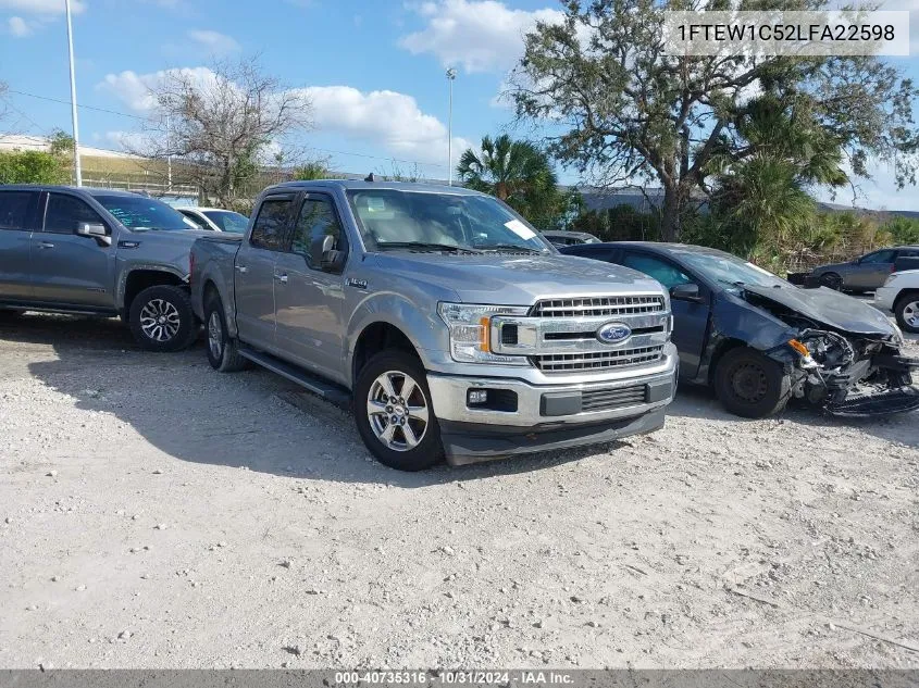 2020 Ford F-150 Xlt VIN: 1FTEW1C52LFA22598 Lot: 40735316